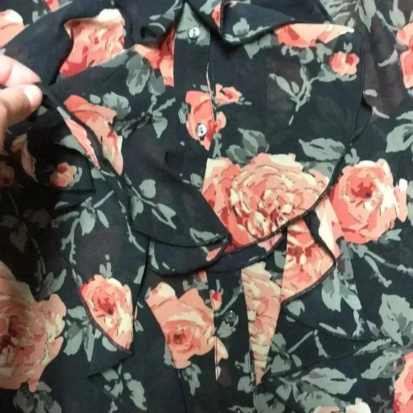 Converse One Star Floral Top, XS - Picture 3 of 5